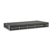 SWITCH RACKABLE 48 PORTS 10/100/1000 GIGABITS + 4 SFP MANAGEABLE L2