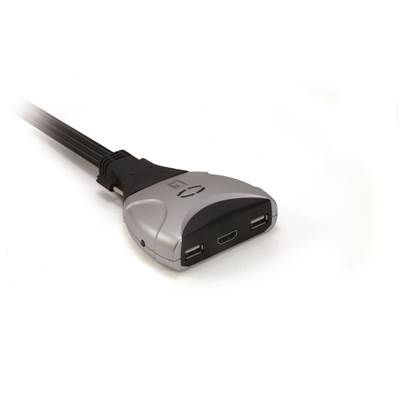 KVM DESKTOP HDMI 2 PORTS USB + AUDIO CABLES INCLUS