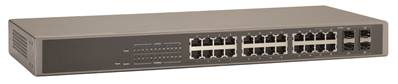 SWITCH RACKABLE 24 PORTS GIGABIT + 4 SFP MANAGEABLE WEB SMART