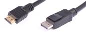 CORDON DISPLAYPORT HDMI M-M 5 METRES