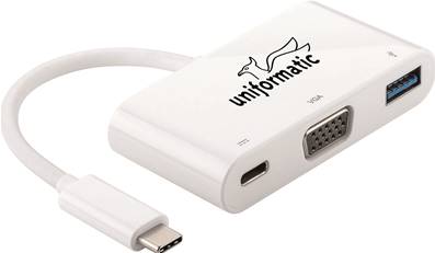 CONVERTISSEUR TYPE C VERS VGA + USB 3.0 +TYPE C POWER