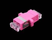 RACCORD OPTIQUE SC MULTIMODE SIMPLEX OM4 FUSCHIA