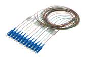 LOT DE 12 PIGTAIL COULEUR SC MONOMODE OS2 2 METRES