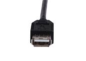 PLASTRON 45x45 USB FEMELLE AVEC RALLONGE FEMELLE 0,2 METRE