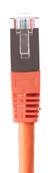 CORDON RJ45 CAT 6 100 Ohms BLINDE FTP ORANGE 3 METRES
