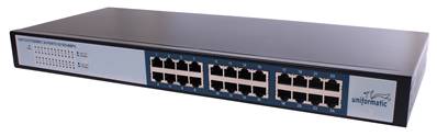 SWITCH RACKABLE 24 PORTS 10/100 UNIFORMATIC