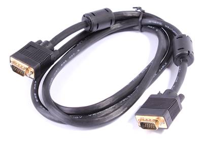 Câble SVGA 3 M Avec Ferrites - Connecteur HDB15 Mâle à Femelle, Blindé, Résolution Jusqu’à 2048x1536 - 6
