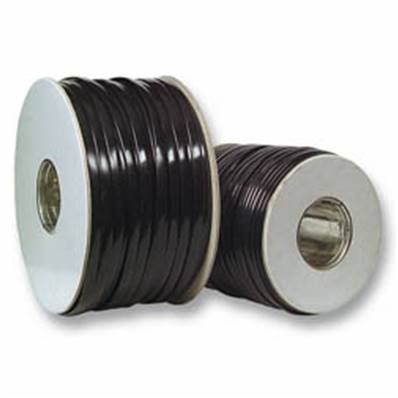 CABLE MODULAR PLAT 6 FILS NOIR BOBINE DE 100M