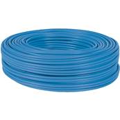 CABLE PATCH CAT 6 FTP LSZH BLEU COURONNE DE 100 METRES