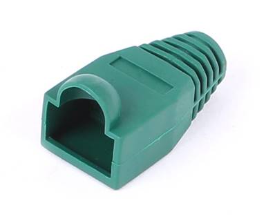 MANCHON RJ45 A BOSSE VERT SACHET DE 100