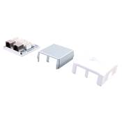 BOITIER MURAL EQUIPE 2 PORTS RJ45 CAT 5e FTP