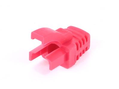 MANCHON RJ45 SURMOULE A LANGUETTE ROUGE SACHET DE 50