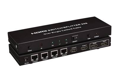 BROADCAST HDMI 2 ENTREES HDMI 2 SORTIES HDMI 4 SORTIES RJ45 