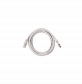 CORDON RJ45 CAT 6 100 Ohms BLINDE FTP GRIS 3 METRES