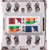 EMBASE KEYSTONE RJ45 CAT 6A FTP AUTODENUDANT