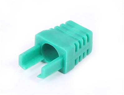 MANCHON RJ45 SURMOULE VERT SACHET DE 100