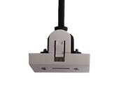PLASTRON 45x45 USB FEMELLE AVEC RALLONGE FEMELLE 0,2 METRE