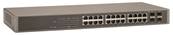 SWITCH RACKABLE 24 PORTS GIGABIT + 4 SFP MANAGEABLE WEB SMART