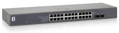 SWITCH RACKABLE 24 PORTS 10/100/1000 + 2 PORTS SFP