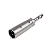 ADAPTATEUR XLR 3 PTS MALE/ JACK MALE  6.35