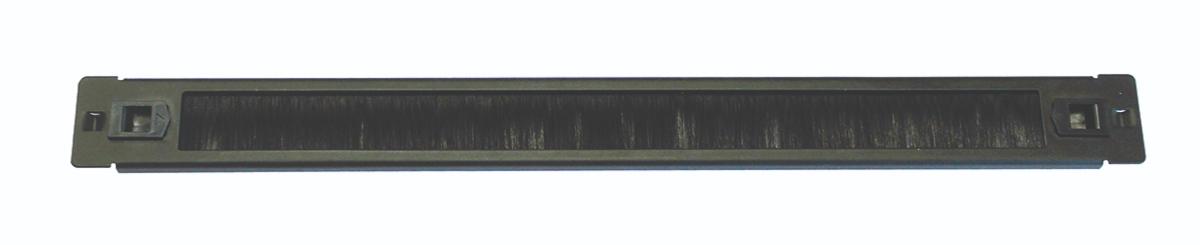 Panneau De Gestion De Câbles 1U Pour Rack 10 Pouces - Avec 3 étriers De Guidage, En Acier