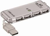 HUB 4 PORTS USB 2.0 AUTO ALIMENTE