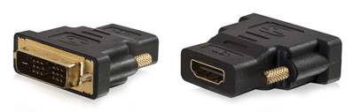 ADAPTATEUR DVI-D MALE VERS HDMI FEMELLE MONOBLOC