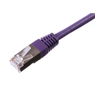 CORDON RJ45 CAT 6 100 Ohms BLINDE FTP VIOLET 7 METRES