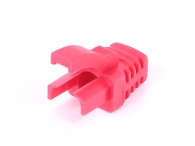 MANCHON RJ45 SURMOULE A LANGUETTE ROUGE SACHET DE 100
