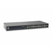 SWITCH POE MANAGEABLE L3 24 PORTS GIGABIT +2 SFP COMBO 185W