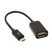 ADAPTATEUR MICRO USB 2.0 MALE VERS USB FEMELLE OTG CABLE 20CM