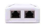 BOITIER MURAL EQUIPE 2 PORTS RJ45 CAT 6  FTP