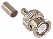 CONNECTEUR BNC MALE A SERTIR POUR RG179 75 OHMS 2.54MM SACHET DE 10