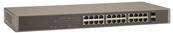 SWITCH POE RACKABLE 24 PORTS GIGA + 2 SFP MANAGEABLE WEB SMART 185W