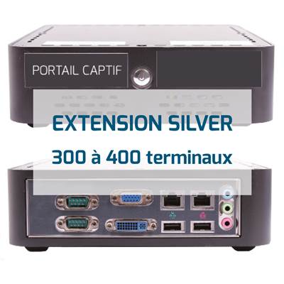 EXTENSION DE 300 A 400 TERMINAUX POUR DSCBOX SILVER