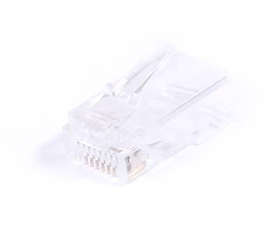 CONNECTEUR RJ45 8P8C CABLE PLAT SACHET DE 50