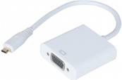 CONVERTISSEUR MICRO HDMI-D MALE VERS VGA FEMELLE+ENTREE AUDIO ET ALIM