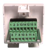 PLASTRON 45x45 VGA+JACK FEMELLE BORNIER ARRIERE