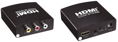 CONVERTISSEUR 3xRCA VERS HDMI + AUDIO