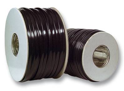 CABLE MODULAR PLAT 4 FILS NOIR BOBINE DE 100M