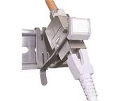 SUPPORT RAIL DIN FORMAT KEYSTONE POUR EMBASE RJ45