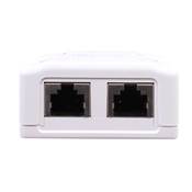 BOITIER MURAL EQUIPE 2 PORTS RJ45 CAT 5e FTP