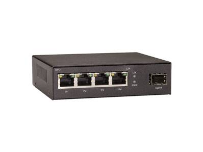 SWITCH DESKTOP 4 PORTS GIGABIT + 1 PORT SFP